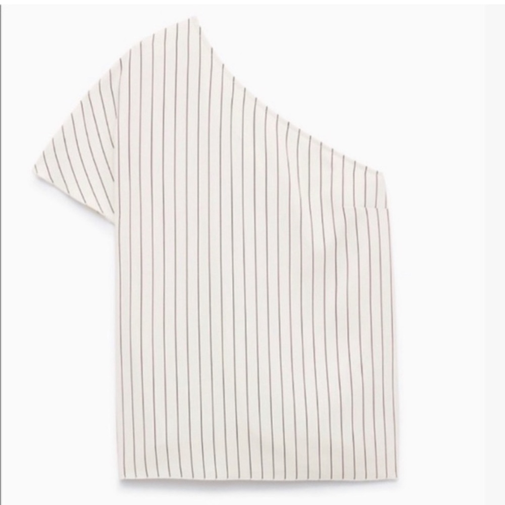 Aritzia Babaton striped top.  One shoulder, oversized.  Size small.